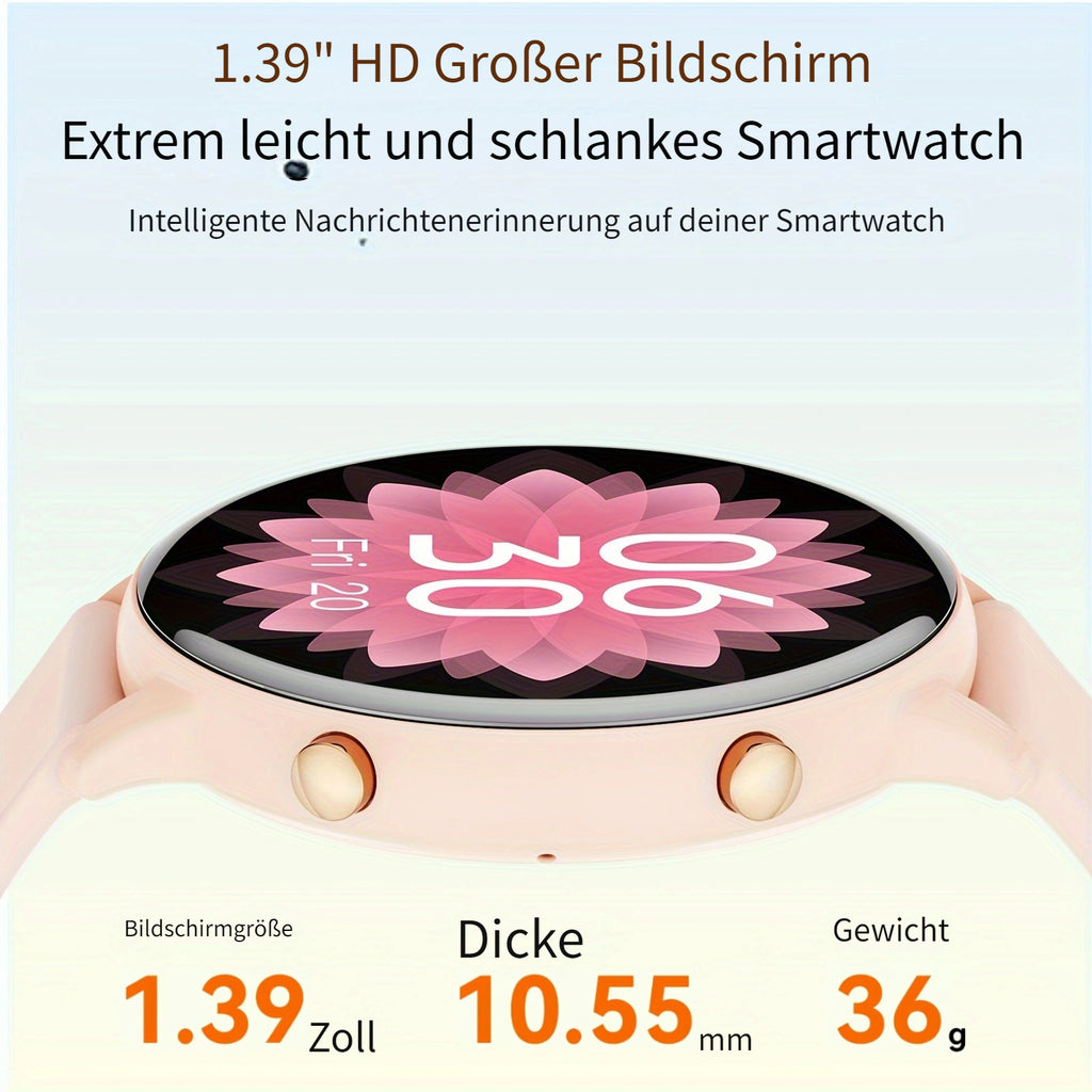 Smartwatch, 3,53 cm für Damen und Herren – Detailansicht 14