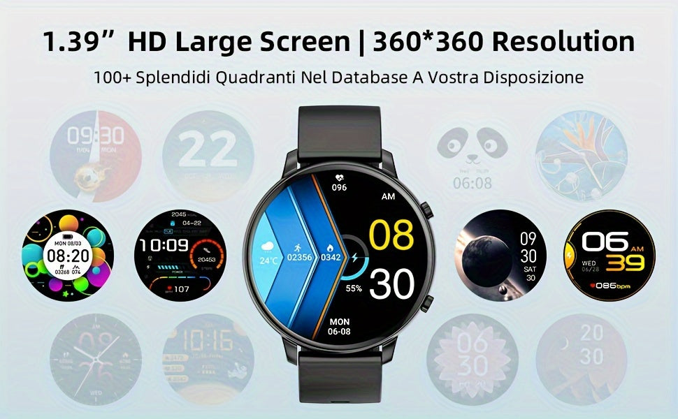 Smartwatch, 3,53 cm für Damen und Herren – Detailansicht 16