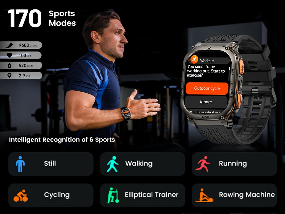 Smartwatch, 3,63 cm für Haustiere und Zuhause – Detailansicht 17