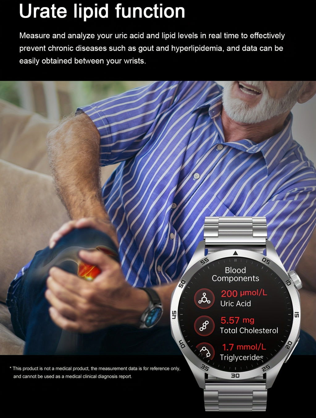 Smartwatch, 3,63cm für Android und IOS Telefone – Detailansicht 20