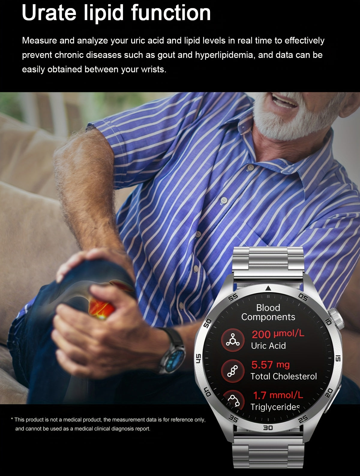 Smartwatch, 3,63cm für Android und IOS Telefone – Detailansicht 20
