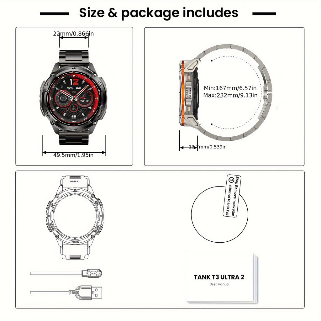 Smartwatch, 3.63cm für Haustiere und Zuhause – Detailansicht 12