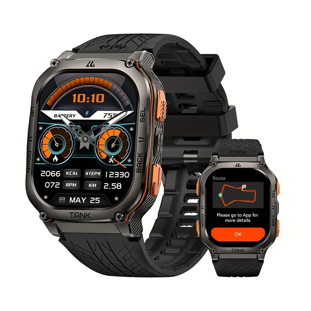 Smartwatch, 3,63cm für Männer Barometer Höhenmesser Kompass 6 und Alltag – Hauptansicht