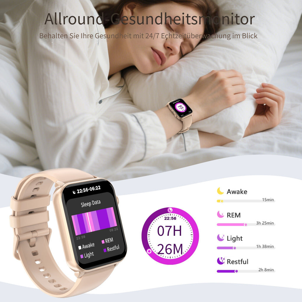Smartwatch, 350mAh für Alltag und Outdoor – Detailansicht 3