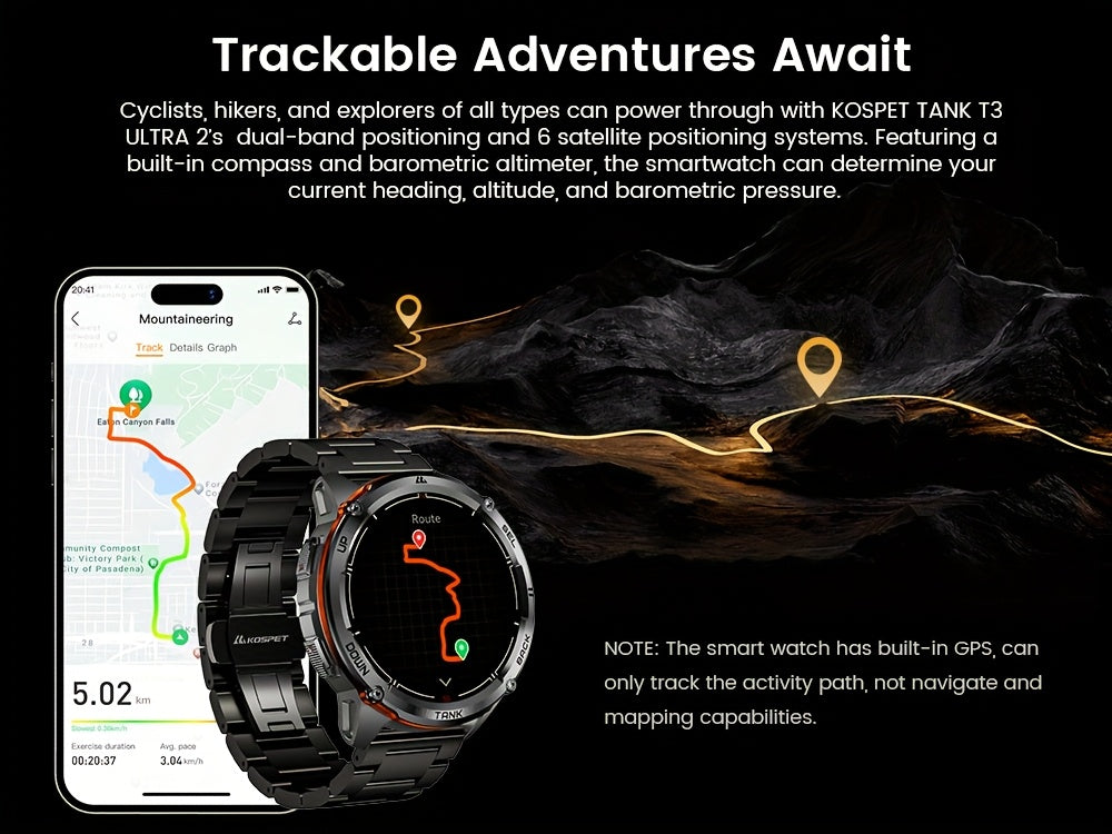 Smartwatch, 470mAh für Haustiere und Zuhause – Detailansicht 2