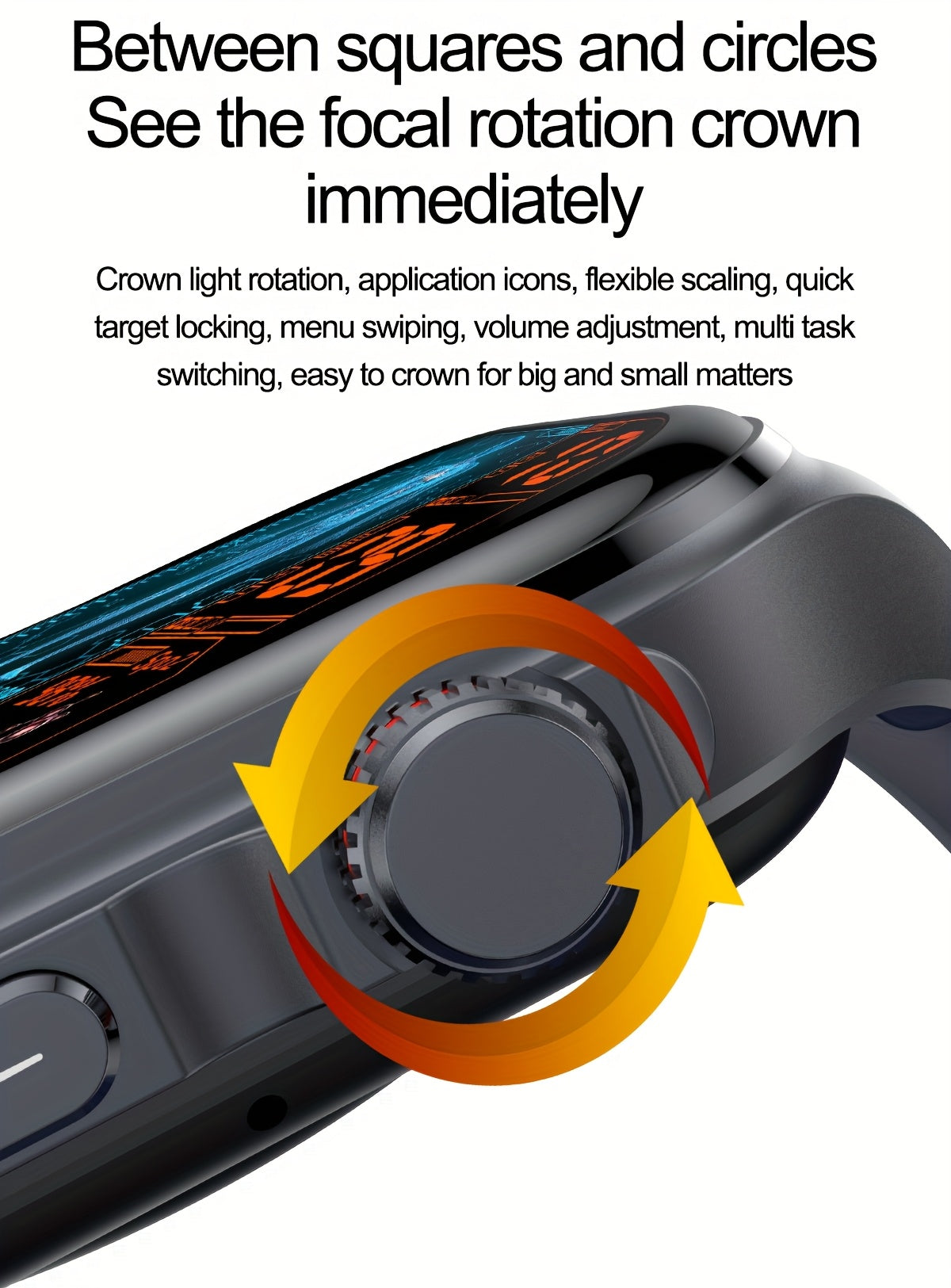 Smartwatch, 5,18 cm für Android und IOS – Detailansicht 19