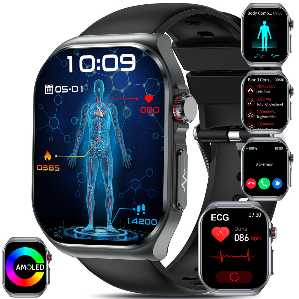 Smartwatch, 5,18 cm für Android und IOS – Detailansicht 26