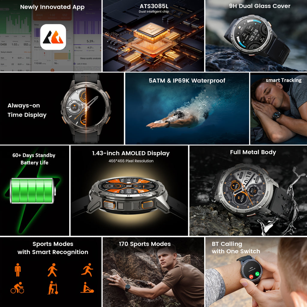 Smartwatch, 500mAh für Haustiere und Zuhause – Detailansicht 11