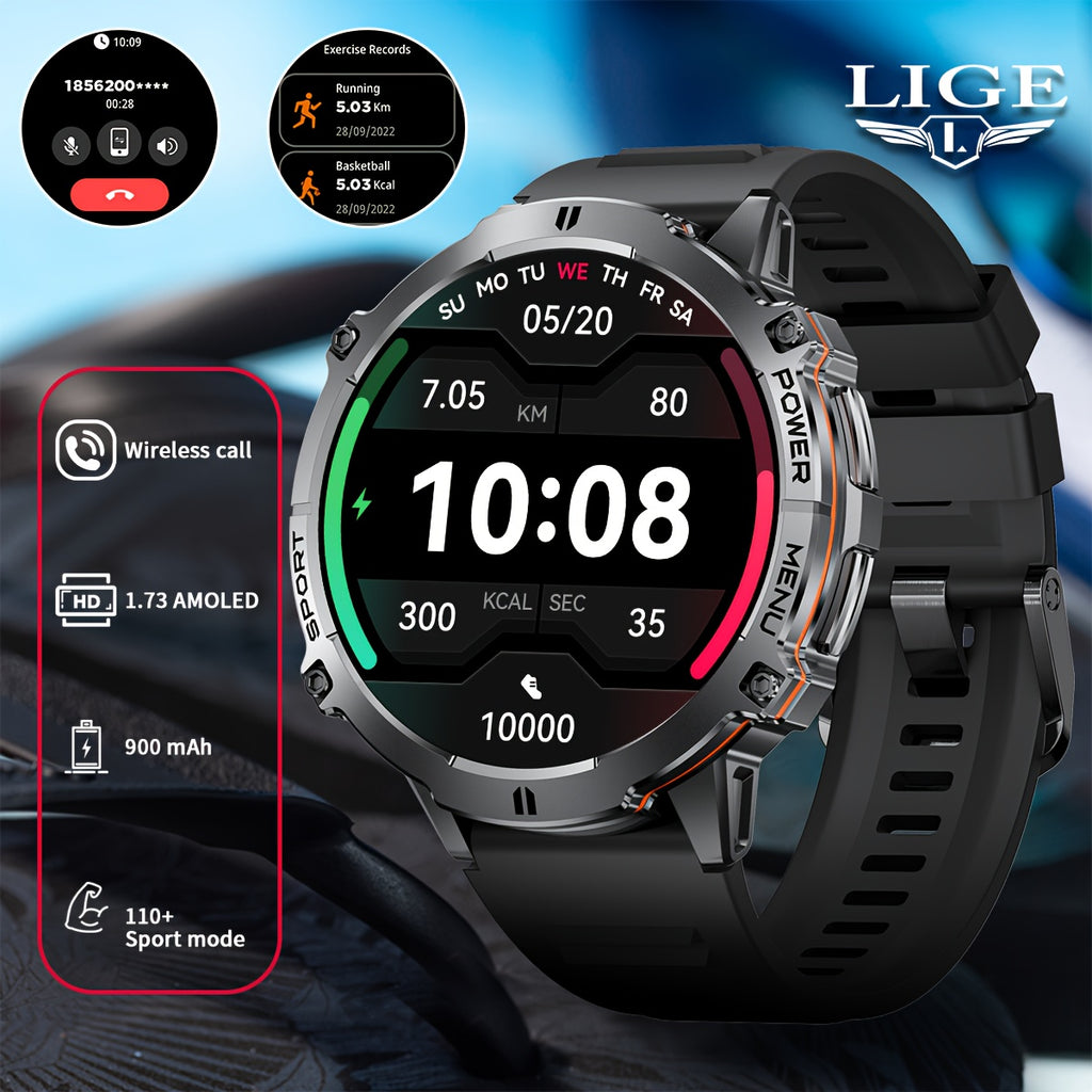 Smartwatch, 900mAh für über 100 Sportmodi und Android – Hauptansicht