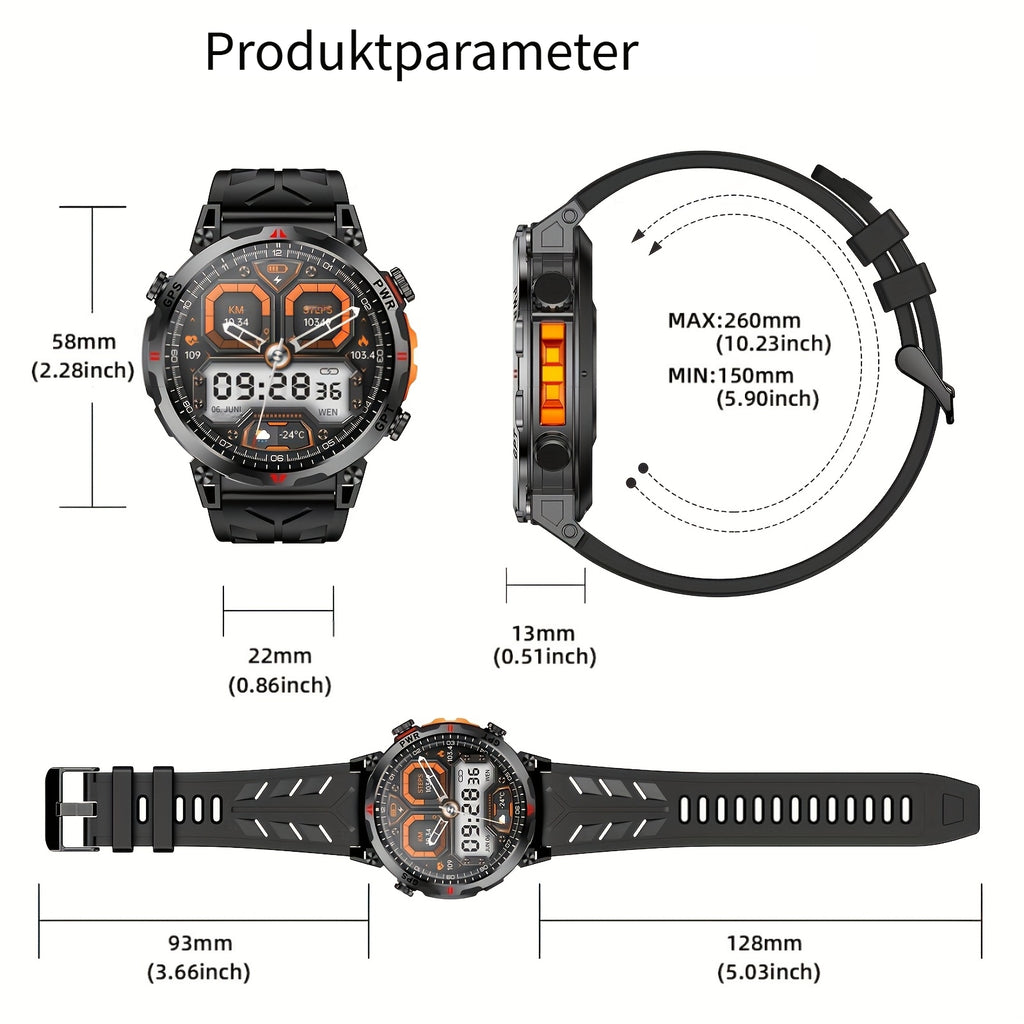 Smartwatch, LED-Beleuchtung für Alltag und besondere Anlässe – Detailansicht 2