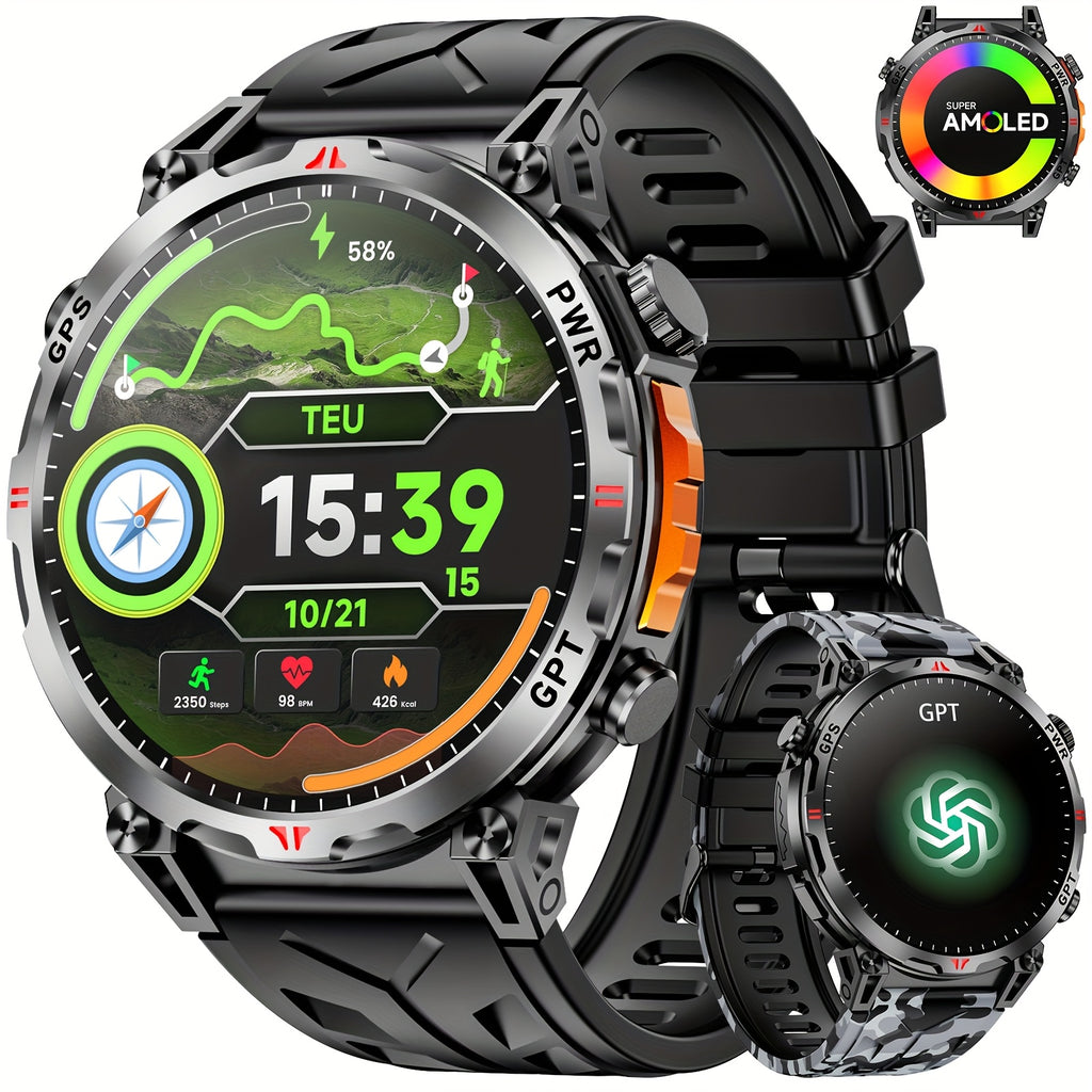 Smartwatch, LED-Beleuchtung für Alltag und besondere Anlässe – Detailansicht 3