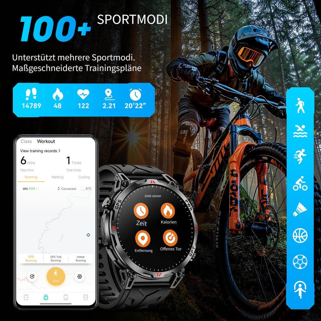 Smartwatch, LED-Beleuchtung für Alltag und besondere Anlässe – Detailansicht 7