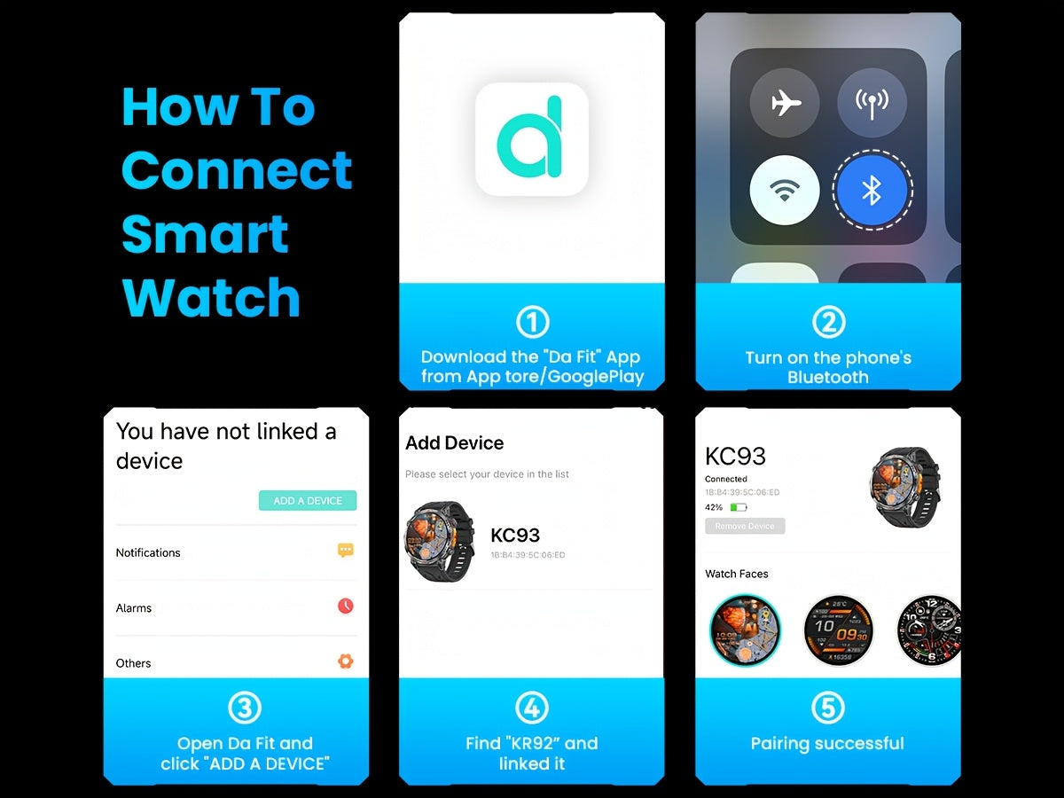 Smartwatch, LED-Beleuchtung für Alltag und besondere Anlässe – Detailansicht 20