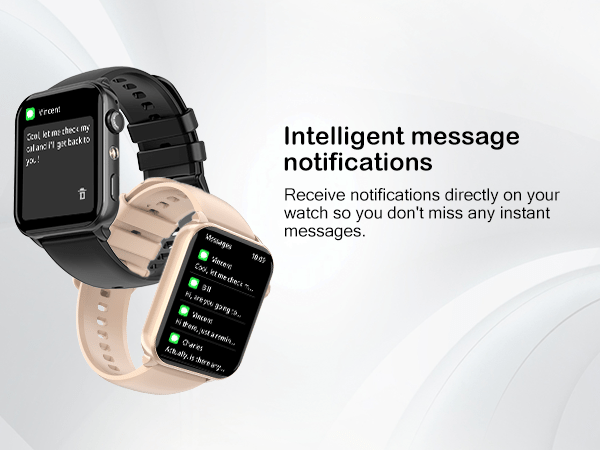 Smartwatch, LED-Beleuchtung für Damen Herren und Alltag – Detailansicht 16
