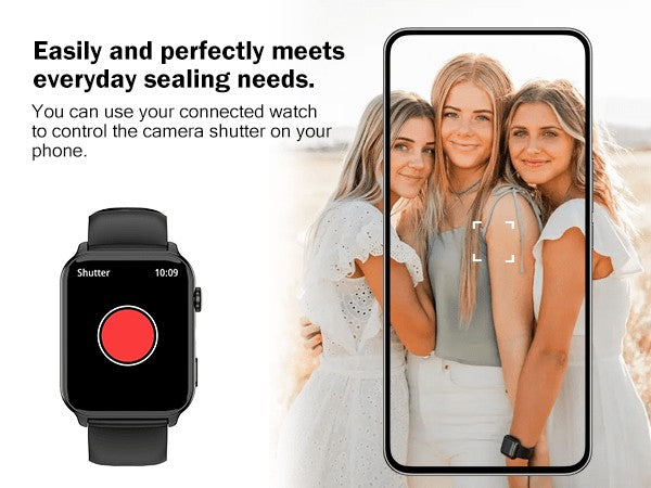 Smartwatch, LED-Beleuchtung für Damen Herren und Alltag – Detailansicht 21
