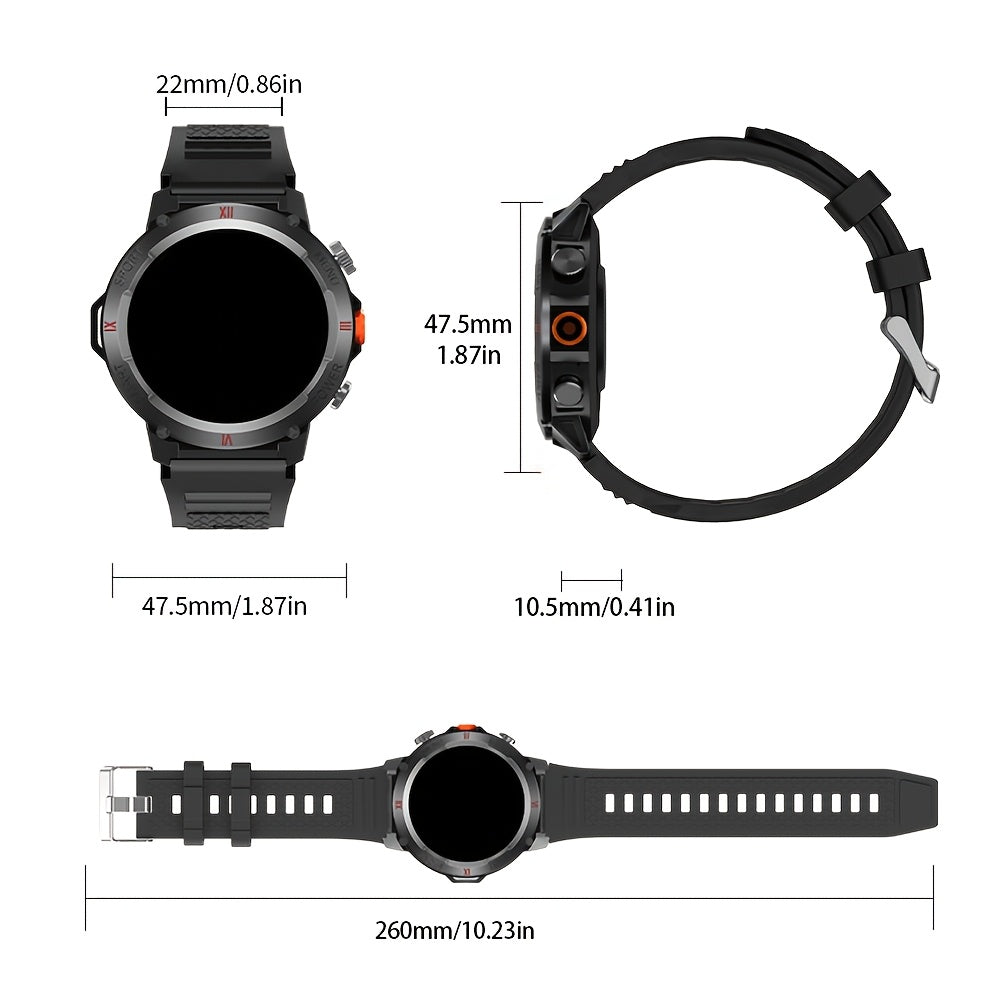Smartwatch, LED-Beleuchtung für Outdoor-Enthusiasten und Alltag – Detailansicht 2