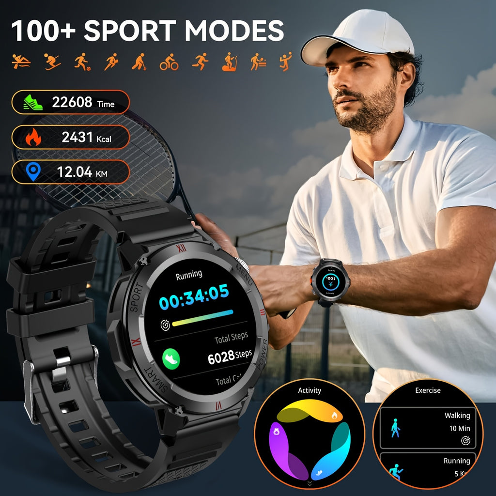 Smartwatch, LED-Beleuchtung für Outdoor-Enthusiasten und Alltag – Detailansicht 7