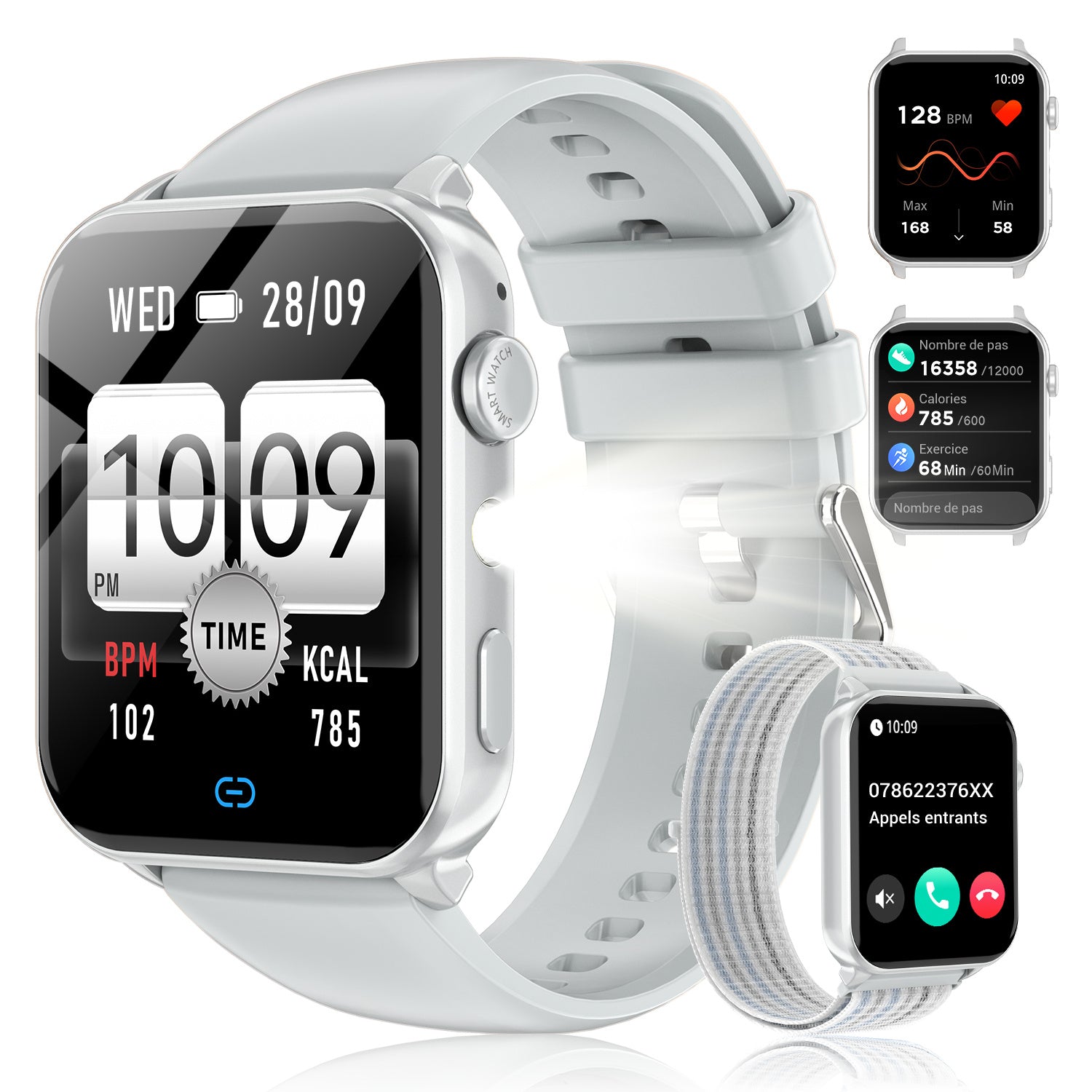 Smartwatch, Pink-MAX für Outdoor – Detailansicht 9