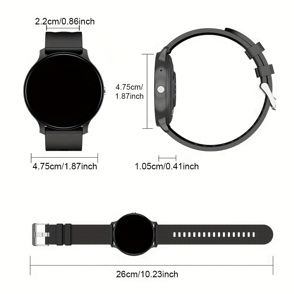 Smartwatch, Schwarz für Alltag und besondere Anlässe – Detailansicht 2