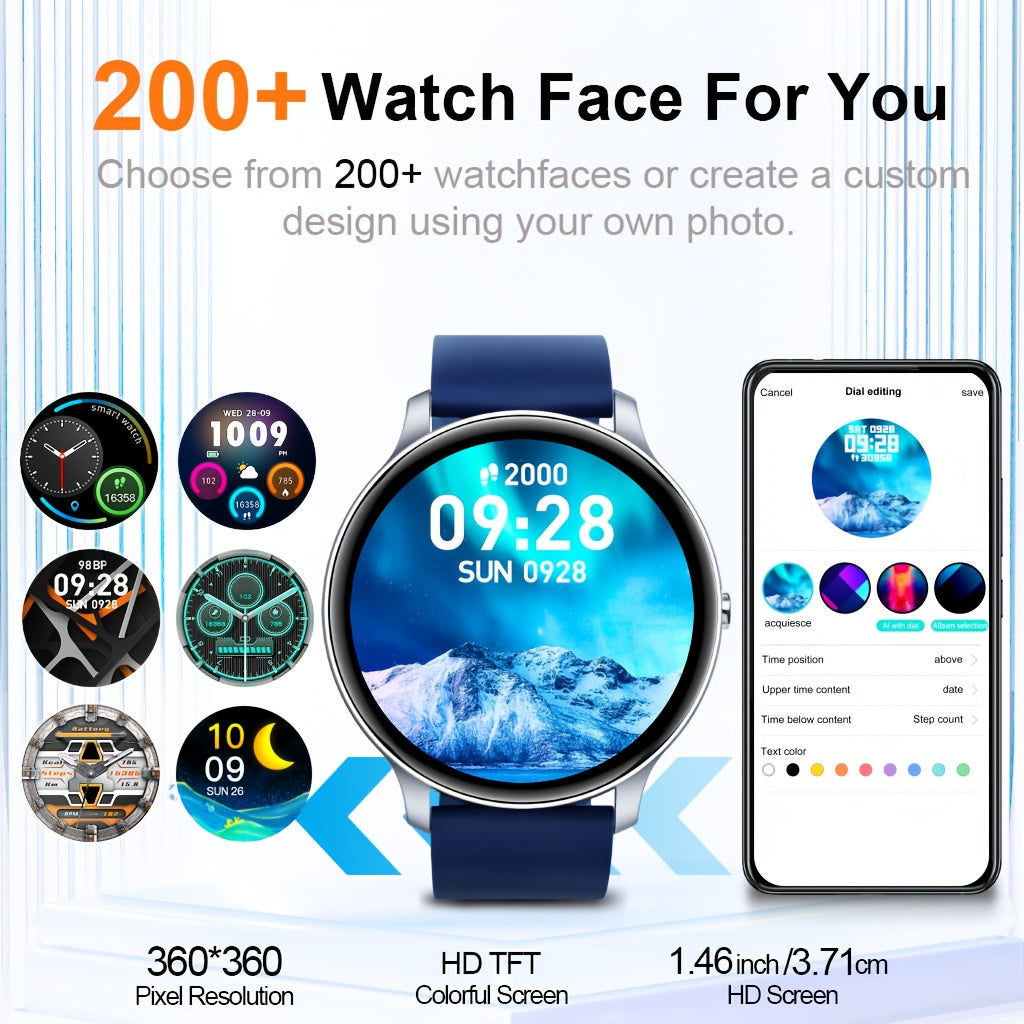 Smartwatch, Schwarz für Alltag und besondere Anlässe – Detailansicht 11