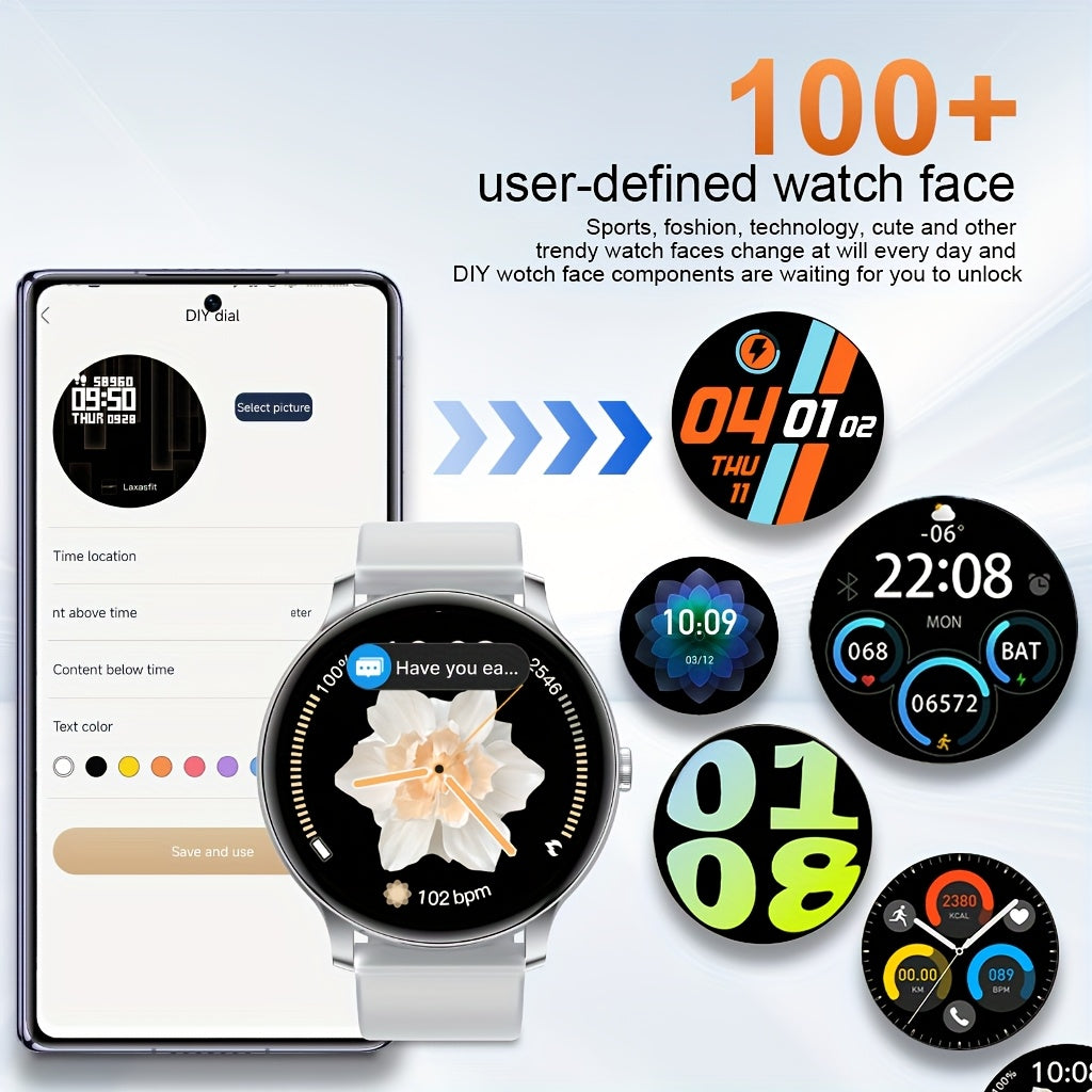 Smartwatch, Schwarz für Alltag und Fitness-Enthusiasten – Detailansicht 3
