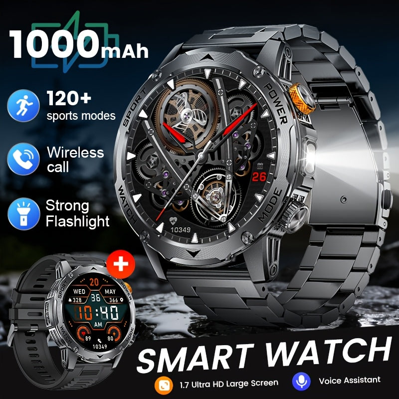 Smartwatch, Schwarz für Alltag und iPhone Android Schrittzähler Smartwatch 2 – Detailansicht 8