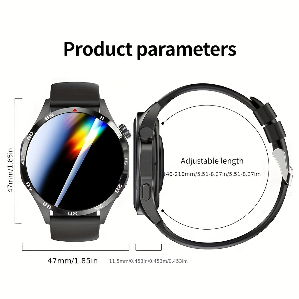 Smartwatch, Schwarz für Schlafzimmer und Bett – Detailansicht 2
