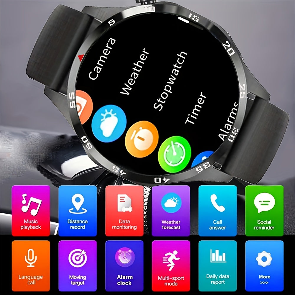 Smartwatch, Schwarz für Schlafzimmer und Bett – Detailansicht 7