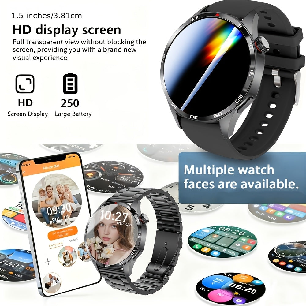 Smartwatch, Schwarz für Schlafzimmer und Bett – Detailansicht 11