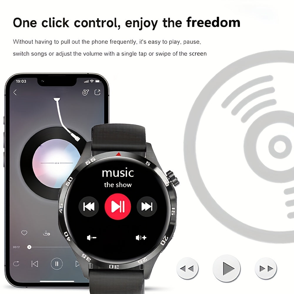 Smartwatch, Schwarz für Schlafzimmer und Bett – Detailansicht 13