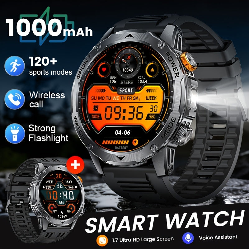 Smartwatch, Schwarzer Edelstahl für iPhone Android Schrittzähler Smartwatch 2 – Detailansicht 10