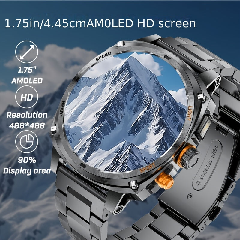 Smartwatch, wasserdicht für iPhone Android mit Bluetooth-Anrufen und Alltag – Detailansicht 11