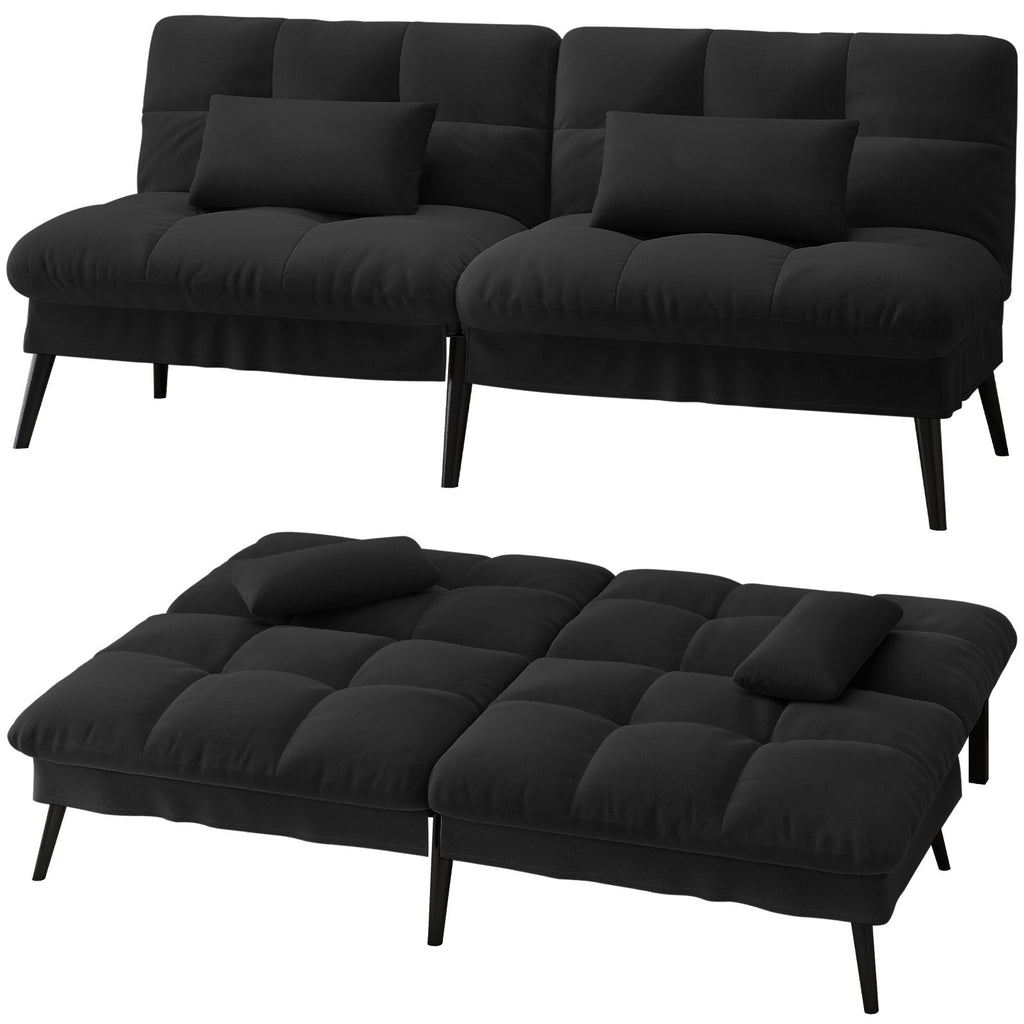 Sofa Schlafsofa, BLAU für Schlafzimmer und Bett – Detailansicht 11