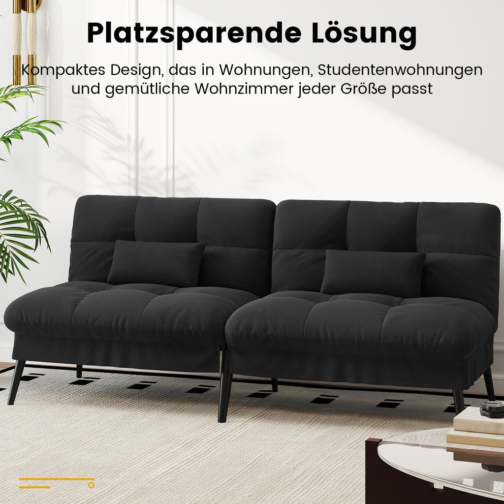 Sofa Schlafsofa, BLAU für Schlafzimmer und Bett – Detailansicht 12