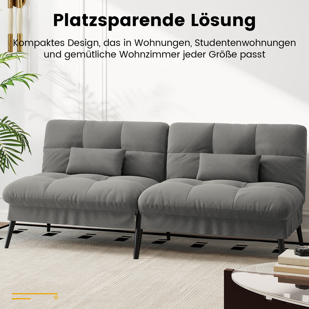 Sofa Schlafsofa, BLAU für Schlafzimmer und Bett – Detailansicht 21