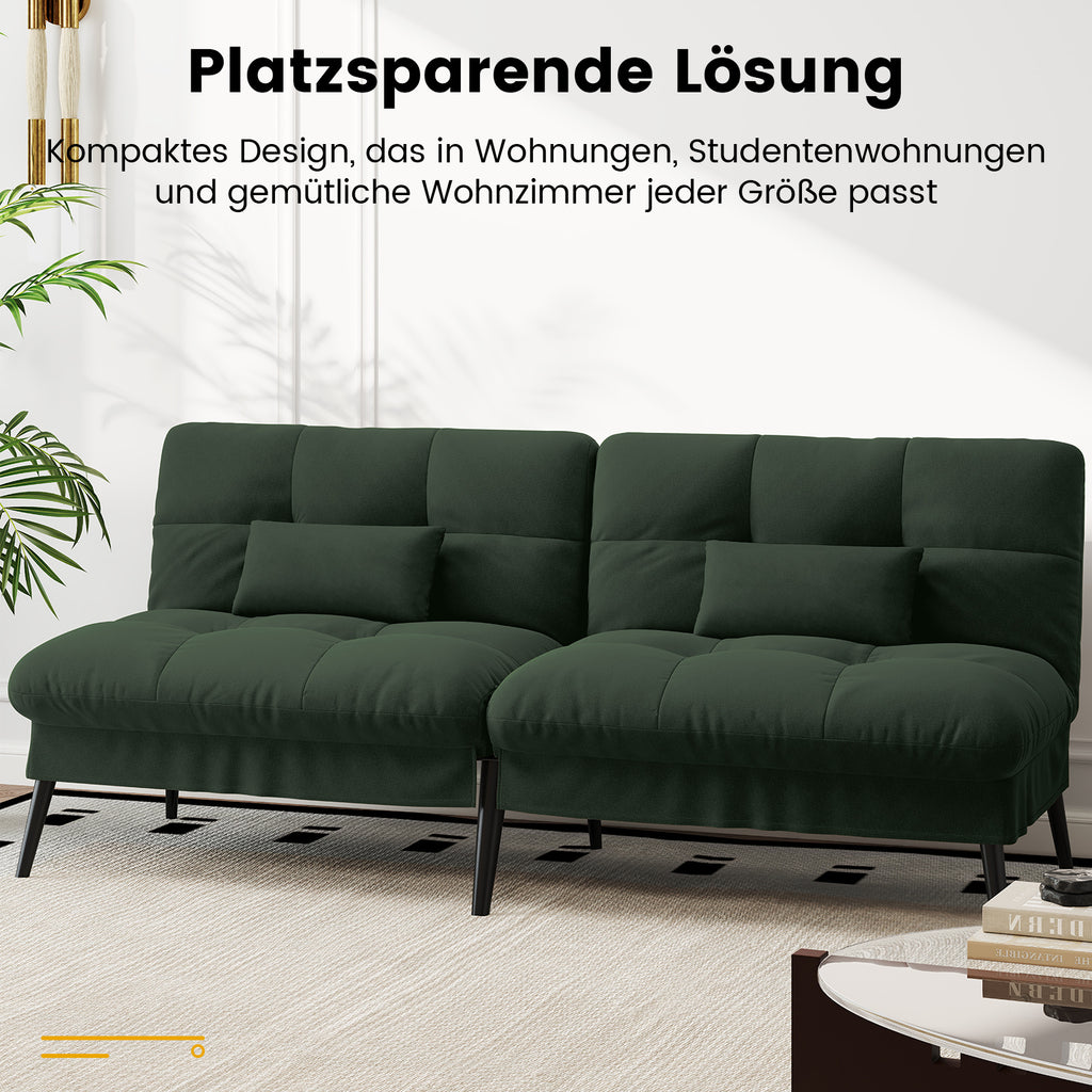 Sofa Schlafsofa, BLAU für Schlafzimmer und Bett – Detailansicht 29