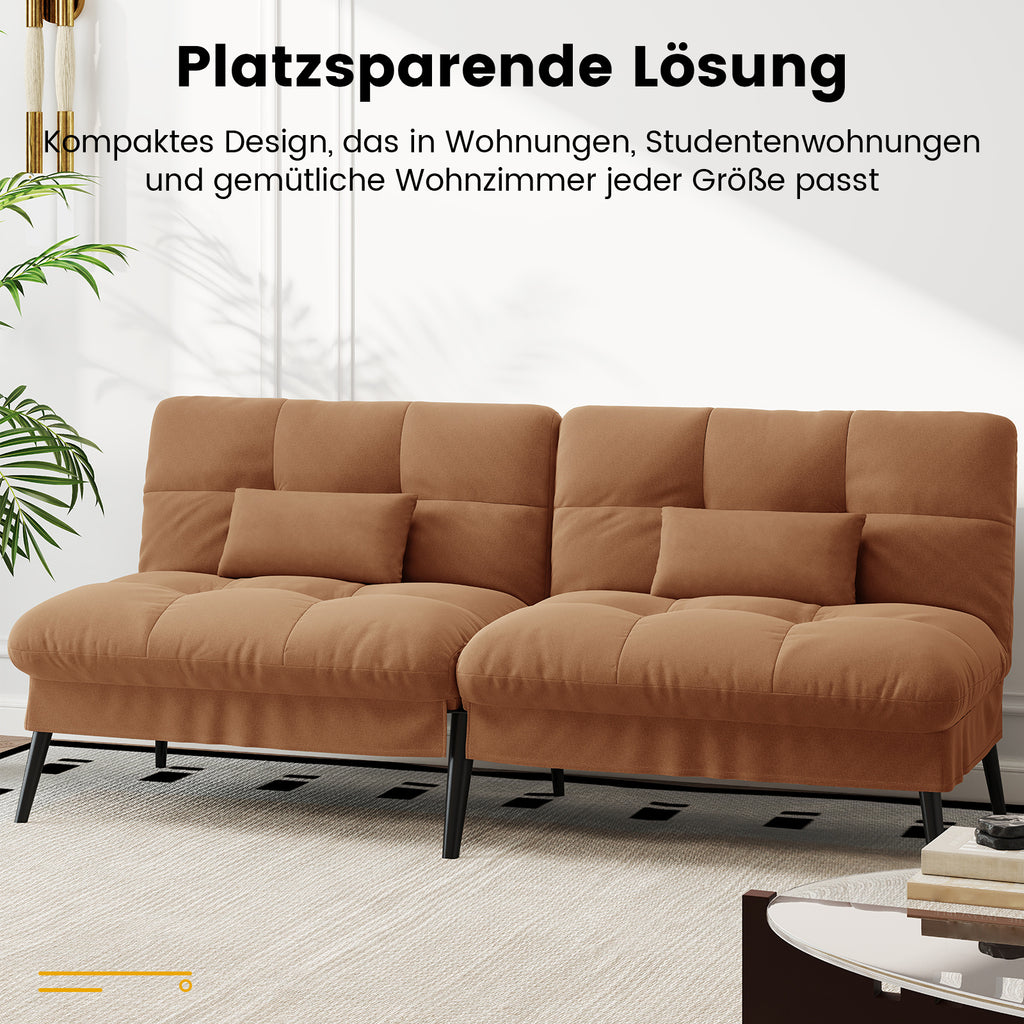 Sofa Schlafsofa, BLAU für Schlafzimmer und Bett – Detailansicht 39