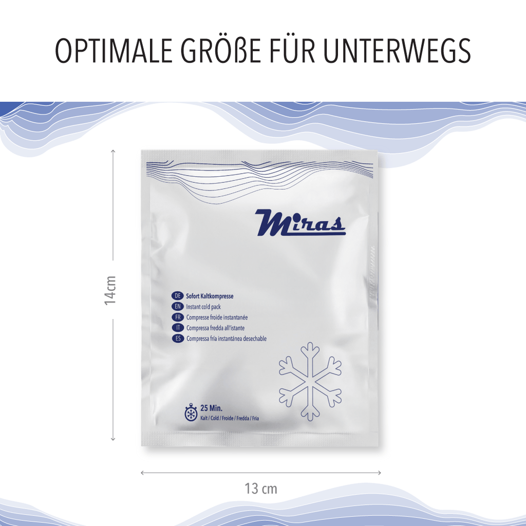 Sofort-Kaltkompresse für schnelle Schmerzlinderung bei Prellungen und Erste Hilfe – Detailansicht 4