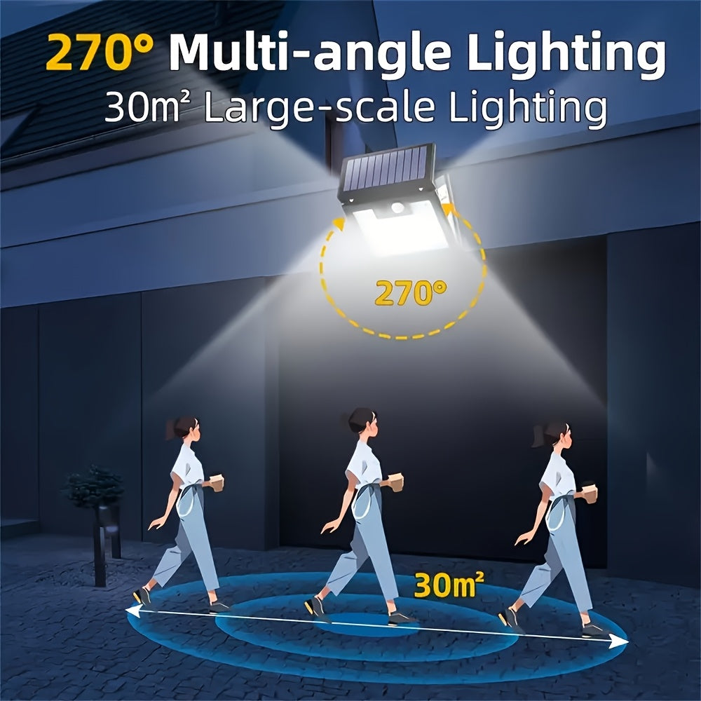 Solar-Flutlicht, 4 Stück für den Außenbereich und Zaun – Detailansicht 9