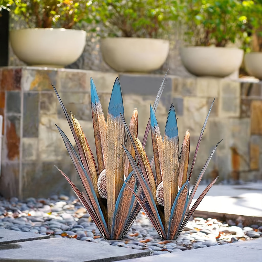 Solar-Gartenlaterne, Metall für Garten und Terrasse – Detailansicht 7