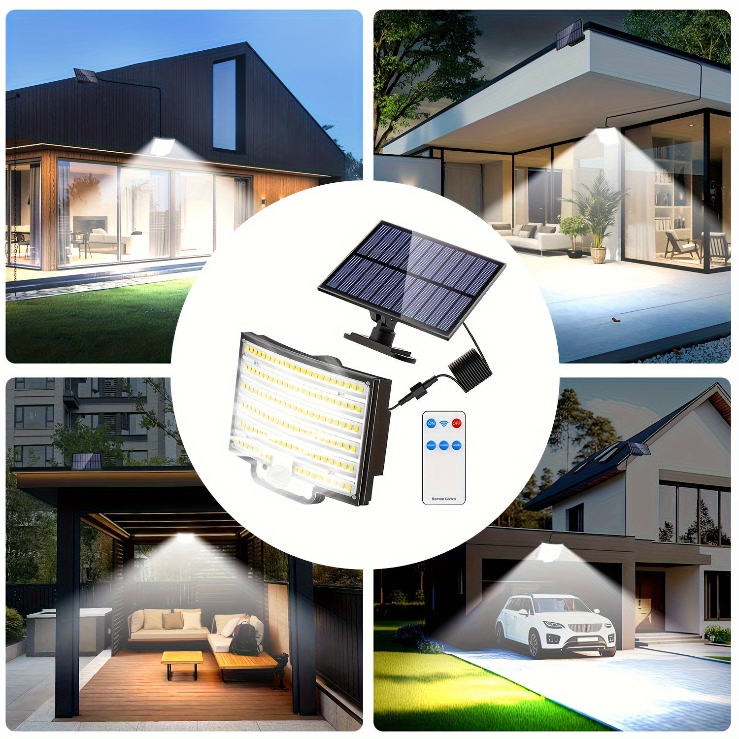 Solar-Gartenleuchte, 4 Stück für Schlafzimmer und Bett – Detailansicht 10