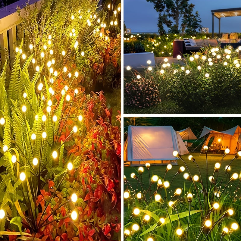 Solar-Glühwürmchen-Lichter, 800mAh für Garten und Terrasse – Detailansicht 3
