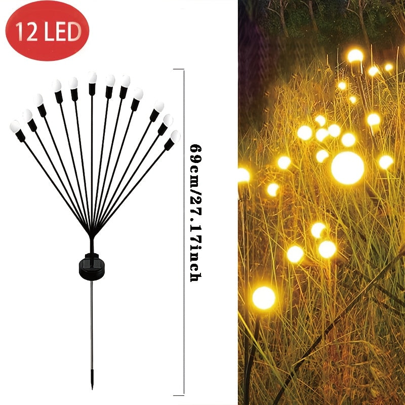 Solar-Glühwürmchen-Lichter, 800mAh für Garten und Terrasse – Detailansicht 8