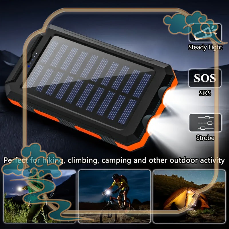 Solar Ladegerät, 20000mAh für Alltag und Wandern – Detailansicht 5