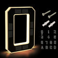 Solar LED Hausnummernschild, LED-Beleuchtung für Alltag und Zuhause – Detailansicht 3
