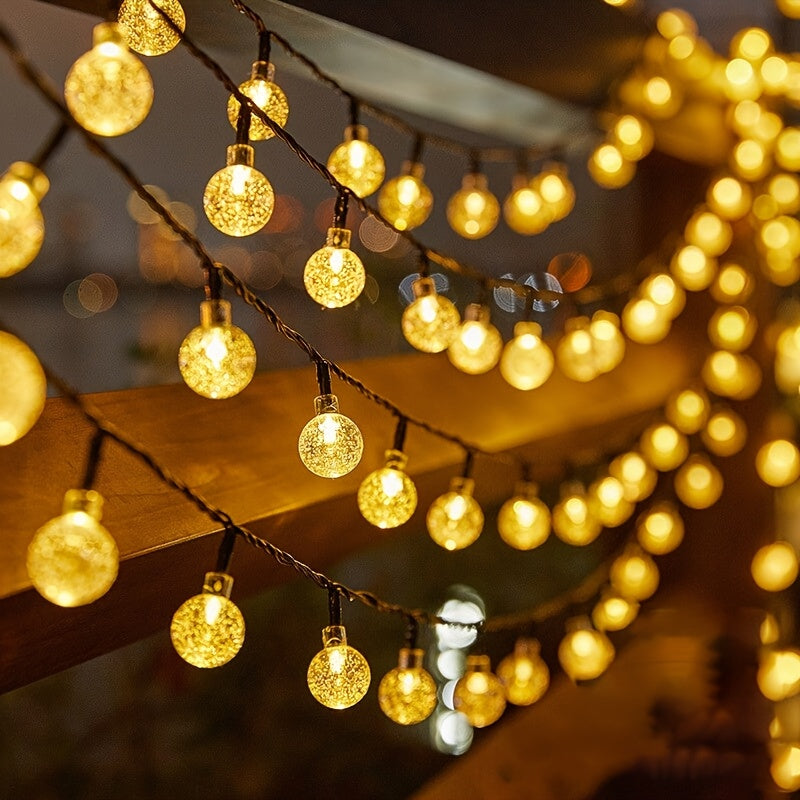 Solar-Lichterkette, 198LED-25Meter Außenlichterkette für Terrasse und Garten – Detailansicht 5
