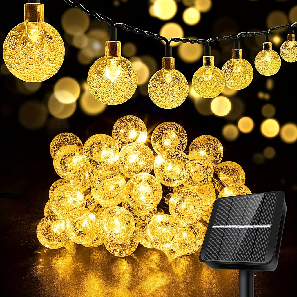 Solar-Lichterkette, 198LED-25Meter Außenlichterkette für Terrasse und Garten – Detailansicht 9