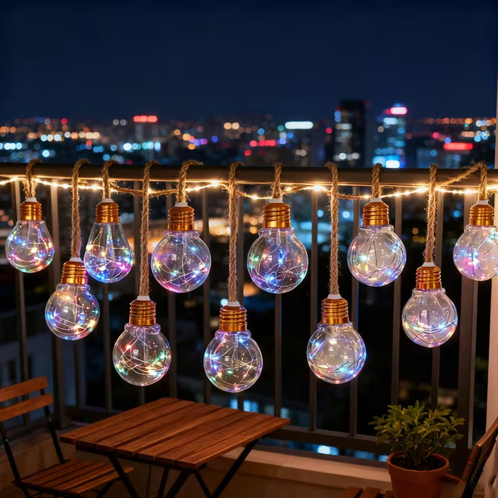 Solar-Lichterkette, 25 LEDs (8 Modi) für Garten und Außen – Detailansicht 14