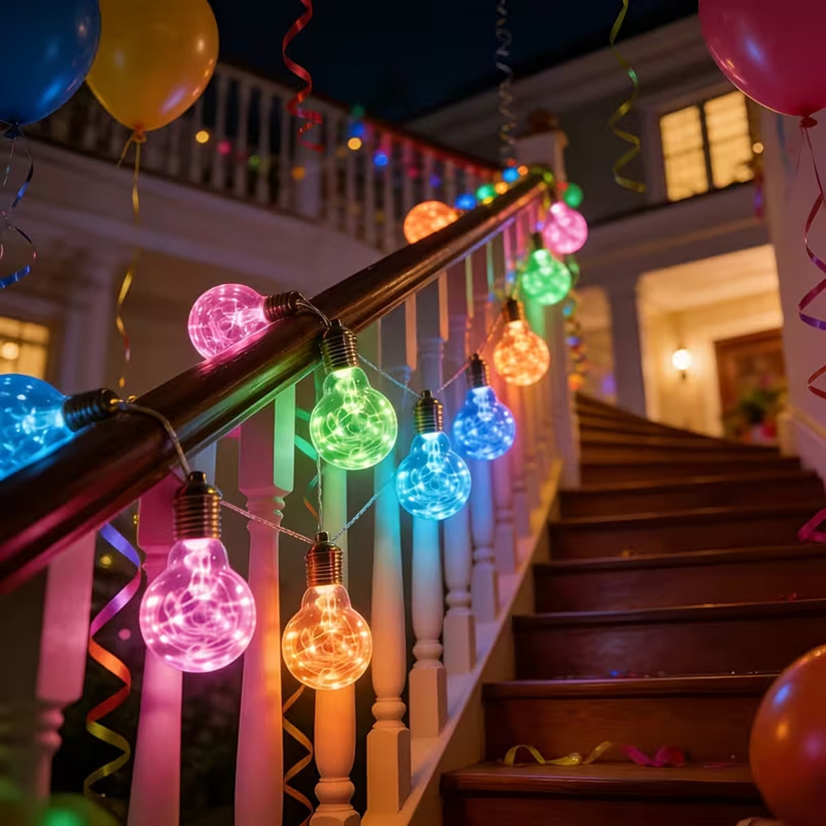 Solar-Lichterkette, 25 LEDs (8 Modi) für Garten und Außen – Detailansicht 21