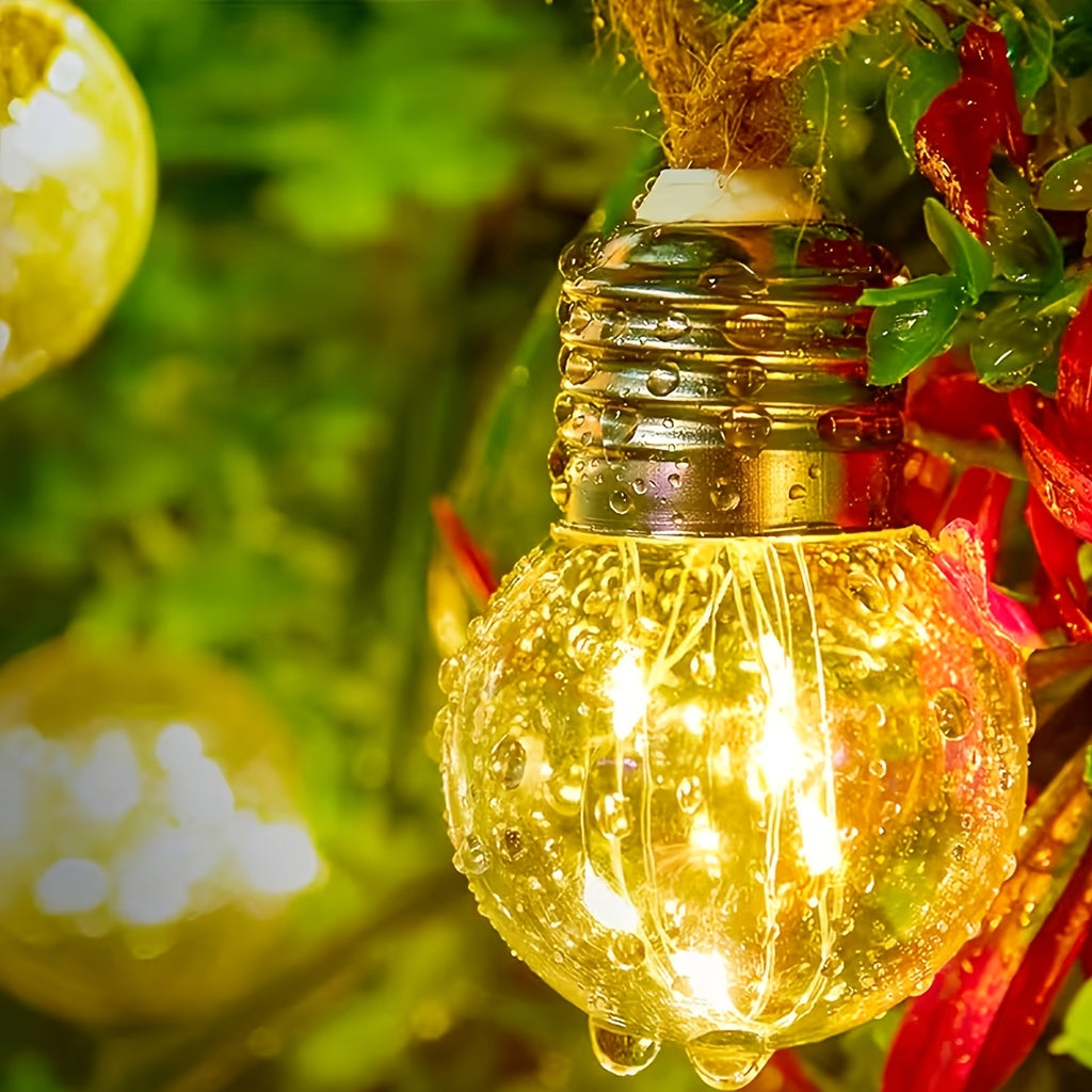 Solar-Lichterkette, 25 LEDs (8 Modi) für Garten und Außen – Detailansicht 24